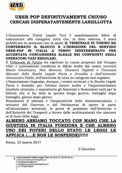 Sentenza Tribunale Torino